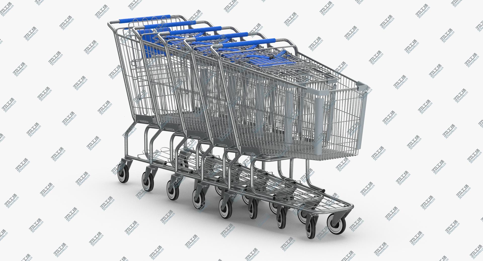 images/goods_img/2021040162/3D Metal Shopping Carts 01 Blue Row of 05/2.jpg